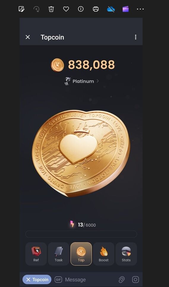 Тапалка topcoin