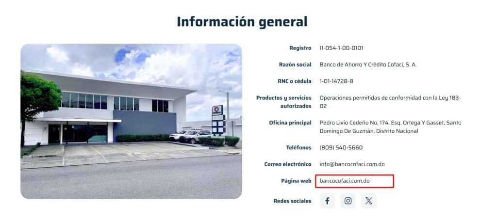 обзор Banco Cofaci