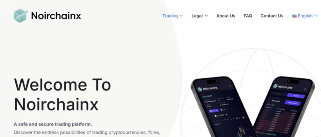 страница сайта Noirchainx