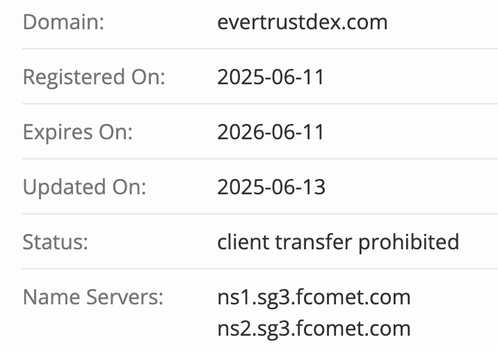 домен Evertrustdex