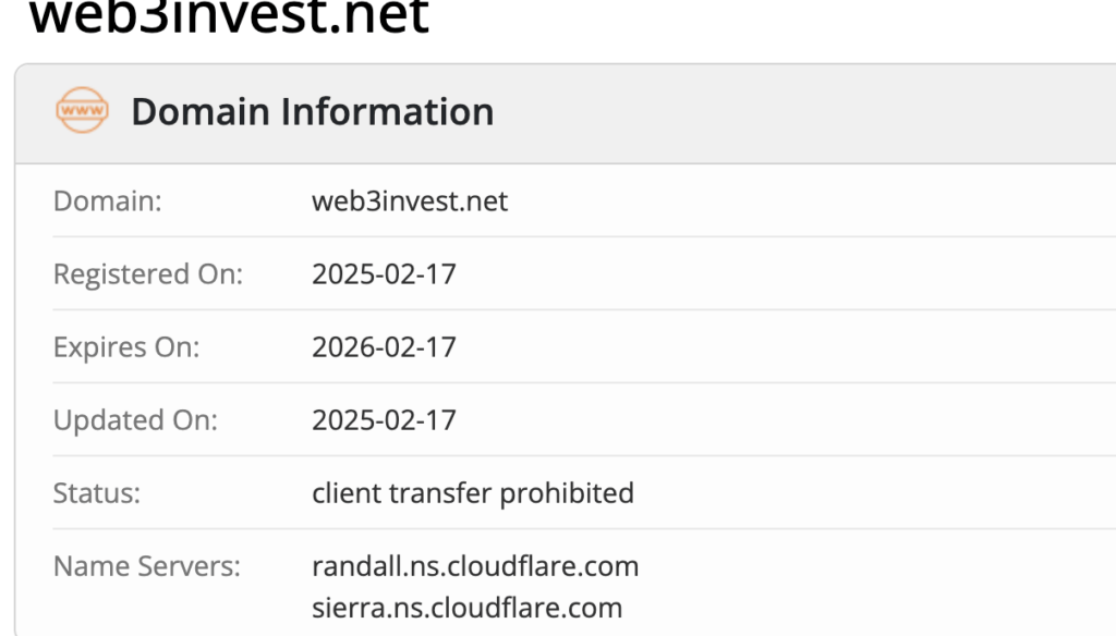 домен Web3Invest