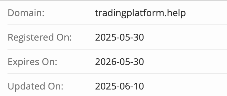 домен TradingPlatform