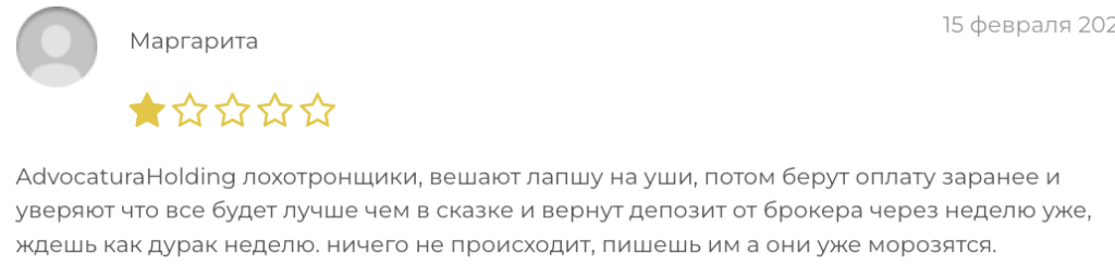 коммент Холдинг Адвокатов РФ