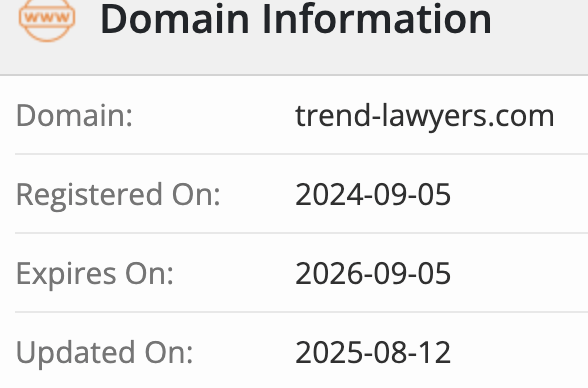 Trend Law домен