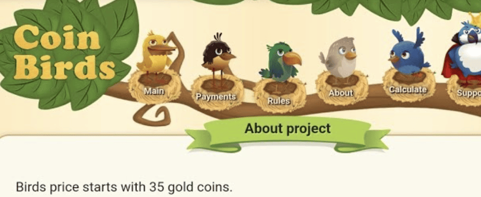 инфо о Golden Birds