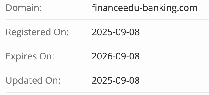 FinanceEdu Banking домен