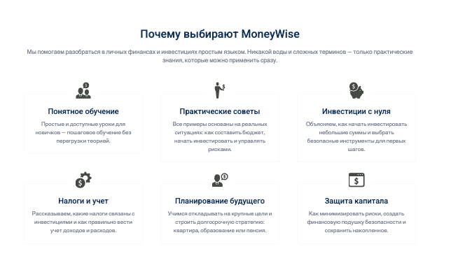 информация о MoneyWise