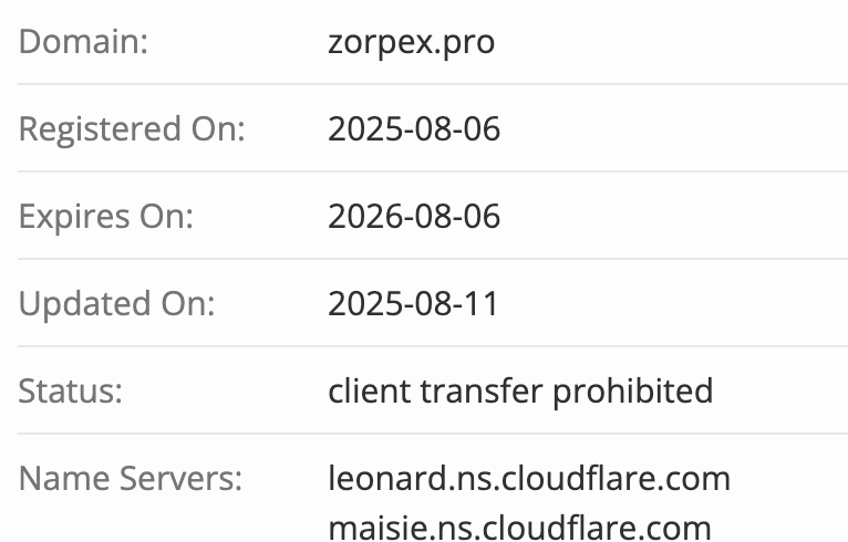 домен ZORPEX