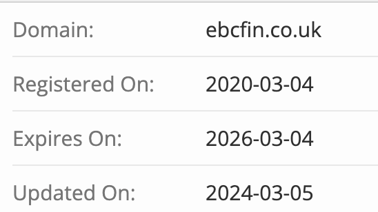 домен EBC Financial Group