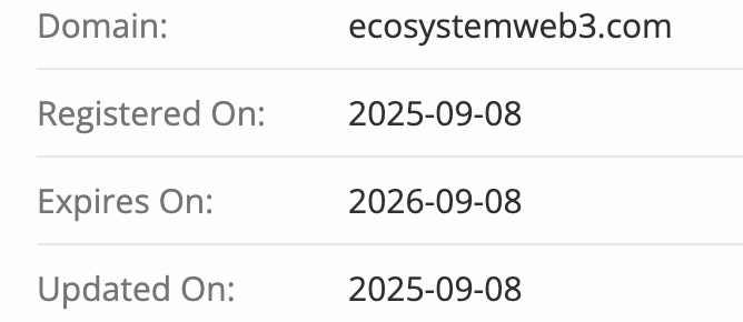 домен Web3 Ecosystem Vault