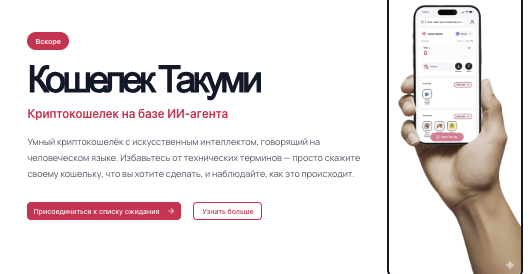 обзор на Takumi AI Wallet