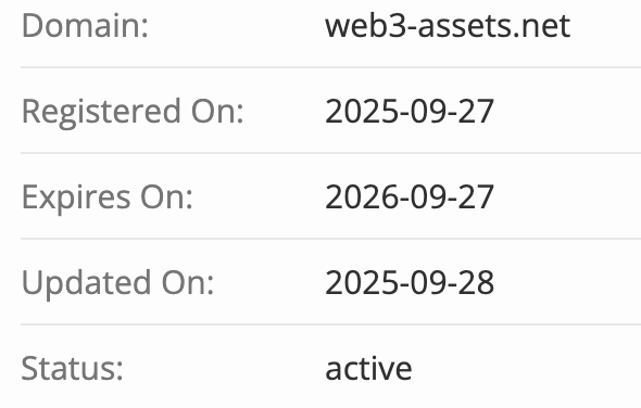домен Web3 Assets