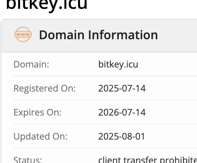 Bitkey домен