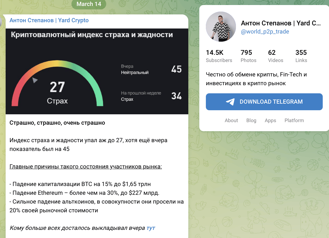 информация о Антон Степанов | Yard Crypto