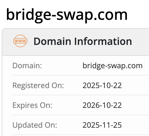 домен Bridge Swap
