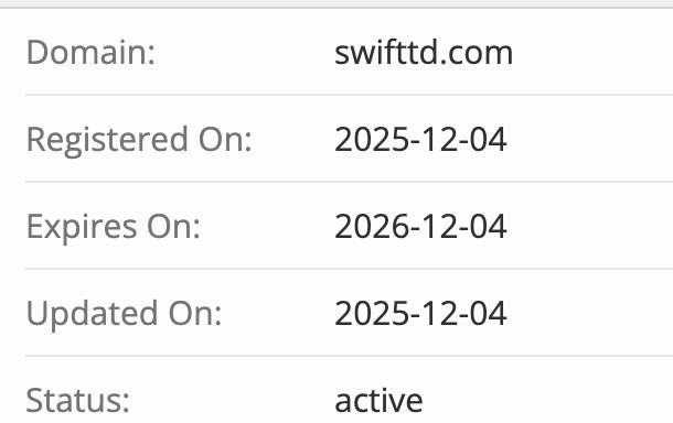 домен Swift Trades