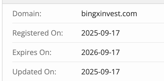 домен BingX Invest