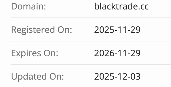 домен BlackTrade