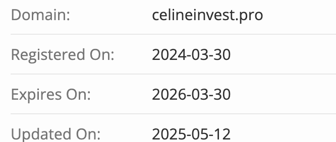 домен CelineInvest